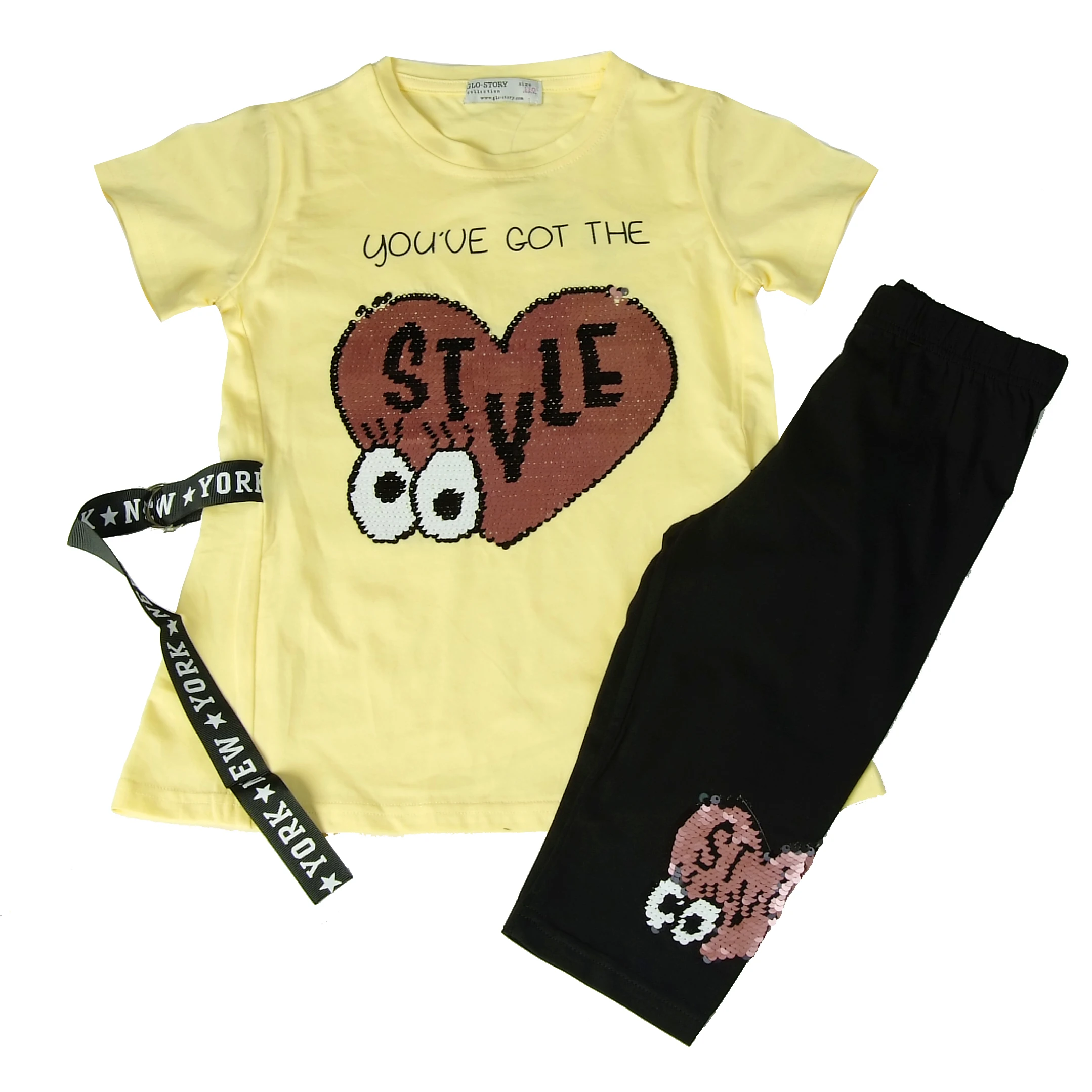 

girl clothing sets kids summer cloth two piece set quality clothing