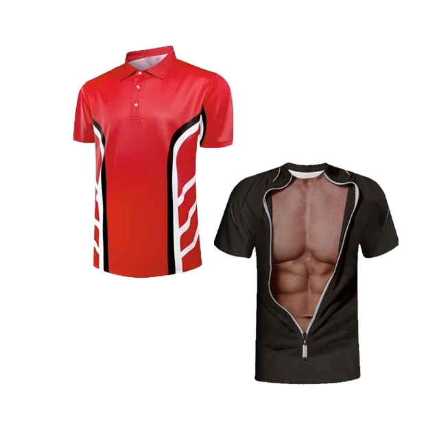 

jogger tennis quick dry sublimation golf polo shirt