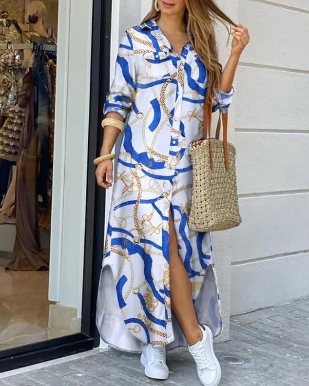 

Thailand Wholesale Clothing Plus Size Maxi Shirt Dresses