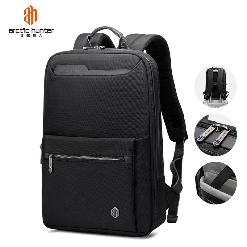 

Arctic Hunter Mochilas Business Men Daily Work Laptop Backpack Bags Anti Theft Pocket Antitheft Expandable Backpacks