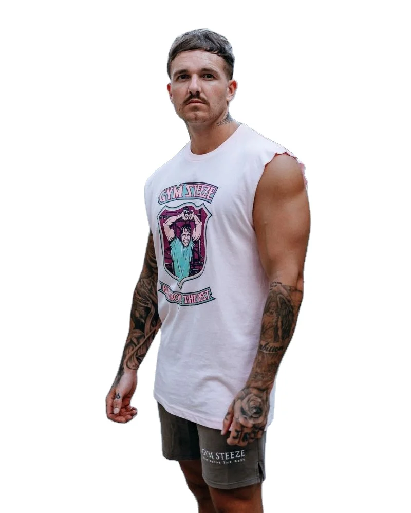 

Tshirt Comfort Wholesale Designer T-shirt Man Casual Custom Graphic Tee High Bulk Printing Fashion Summer Fit Sleeveless T Shirt