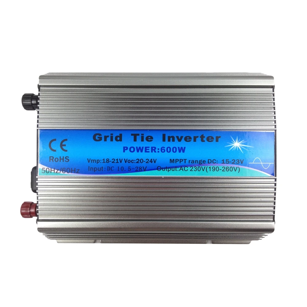 600W Solar On Grid Tie Inverter MPPT Pure Sine Wave DC 11~32V To AC 110V/220V 