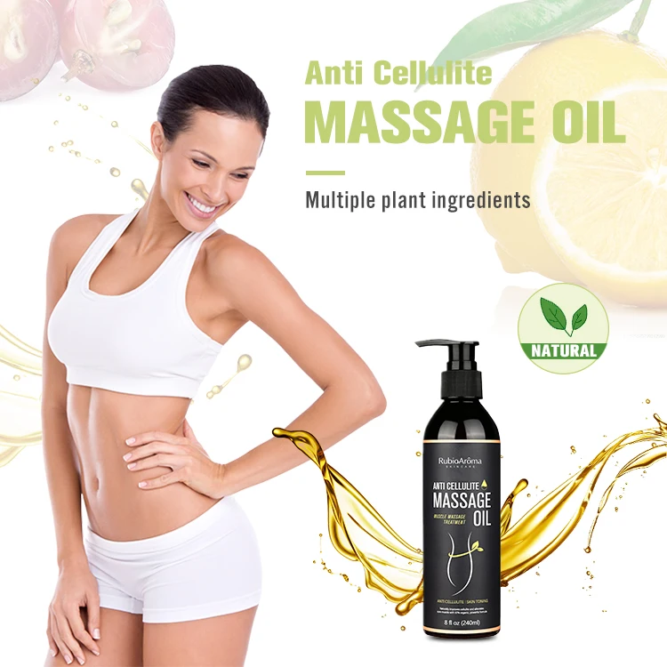 

custom body care natural organic anticellulite oil massage fat burning weight loss anti cellulite fat reducing slimming oil