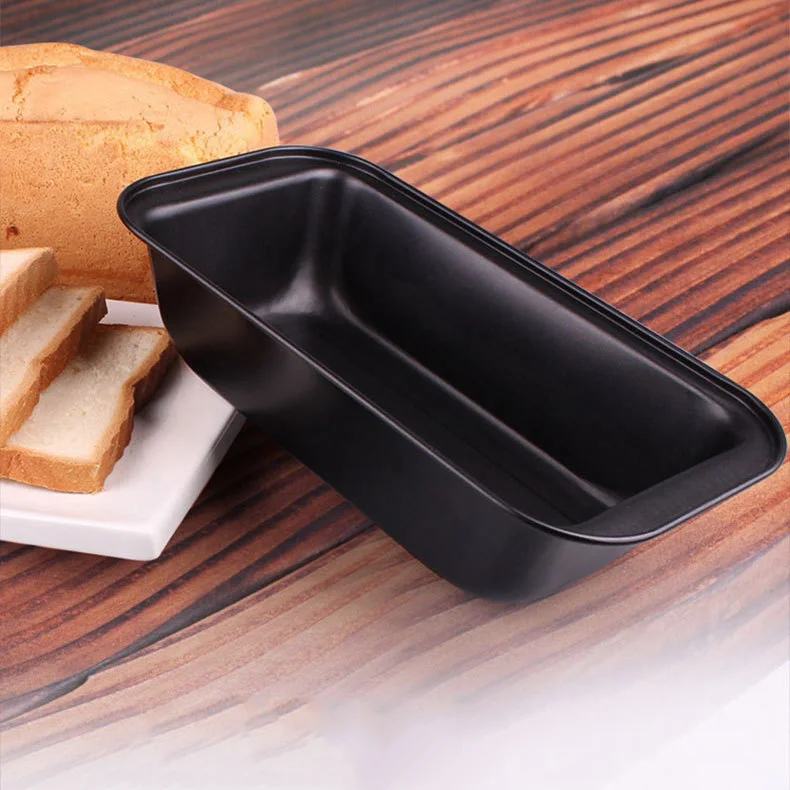 

1pc 25 30cm Rectangular Carbon Steel Without Lid Non-stick Toast Pan Bread Mould Baking Pan Cake Mould Wholesale, As picture