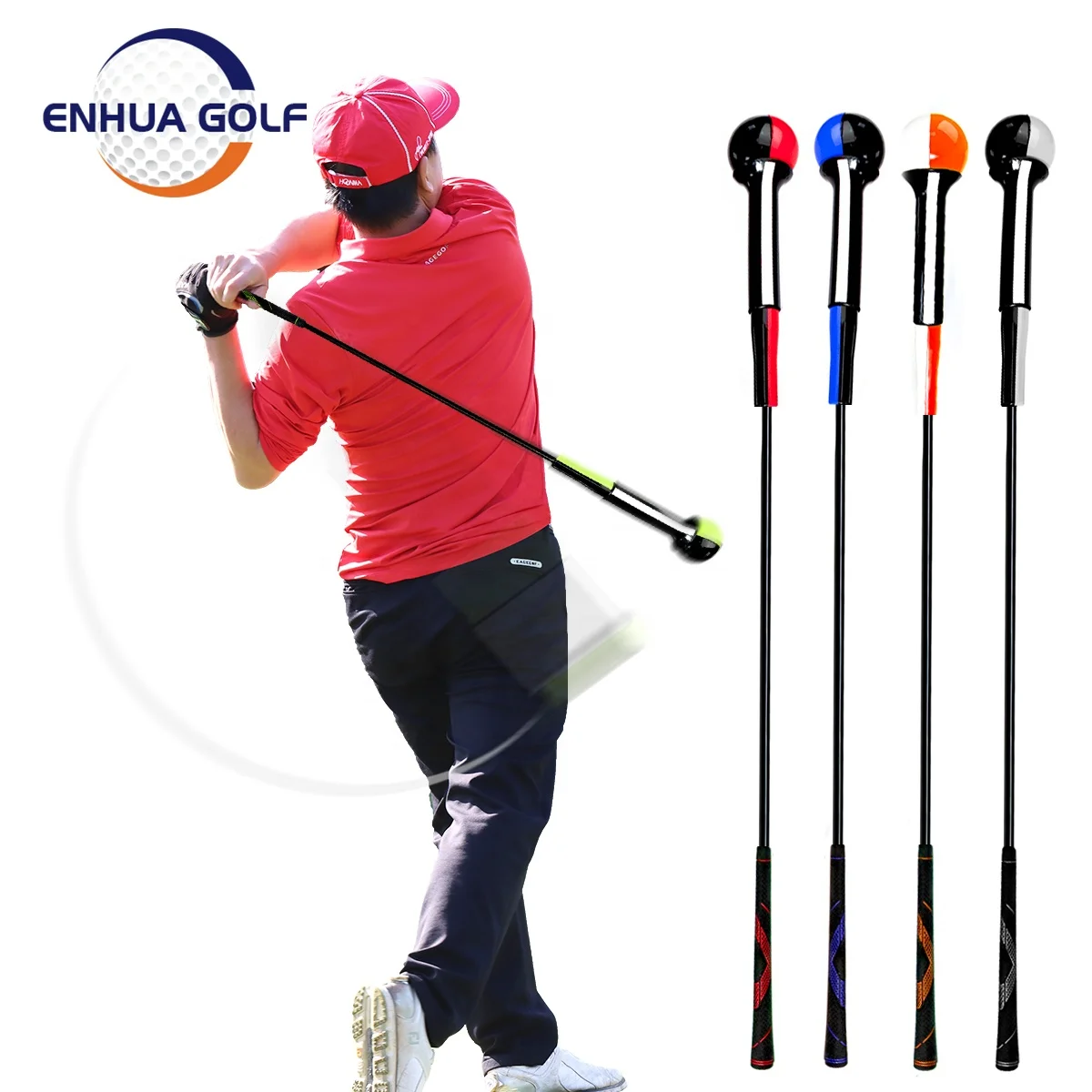 

Caiton Golf Swing Grip Warm Up Stick Practice Club For Golf Swing Trainer, Customized