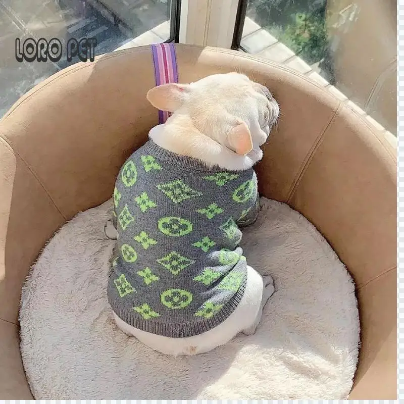

2021 Spring Dog Clothes Casual Sweater Autumn Winter For Cat Pet Keep Warm
