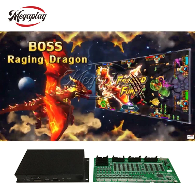 

Megaplay Portable Fish Game Thunder Dragon King&Kongs Rampage Board Fishing Arcade Skill Game