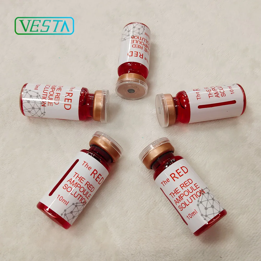 

Korea Lipolysis#5 Vesta Lipolysis Dissolving Solution Fat Dissolve Injection Injectable Slimming Weight Loss InjectIons, Red