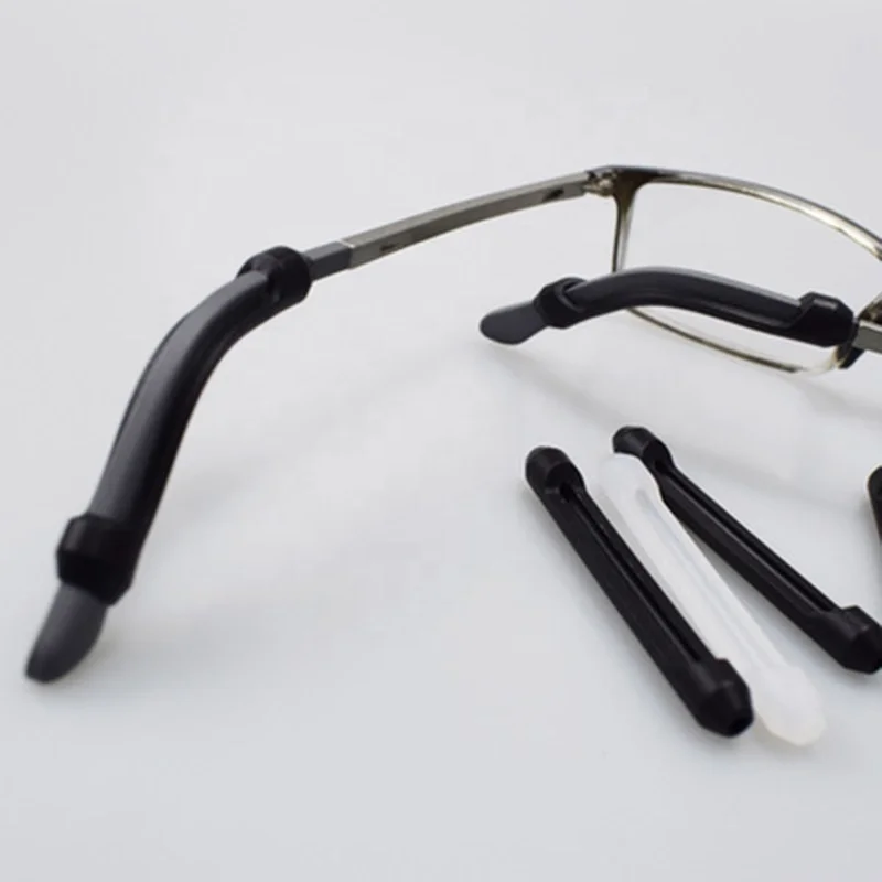 
Anti-Slip Elastic Comfort Glasses Retainers Soft Silicone Eyeglass Temple Tips 