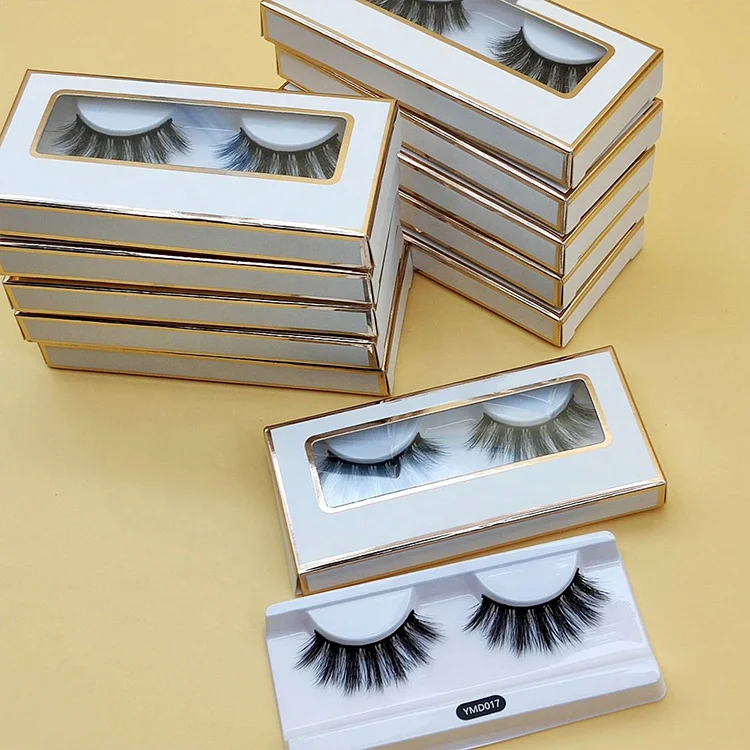 

Wholesale Lash handmade faux mink strip eyelashes vendor handicraft own brand with custom box