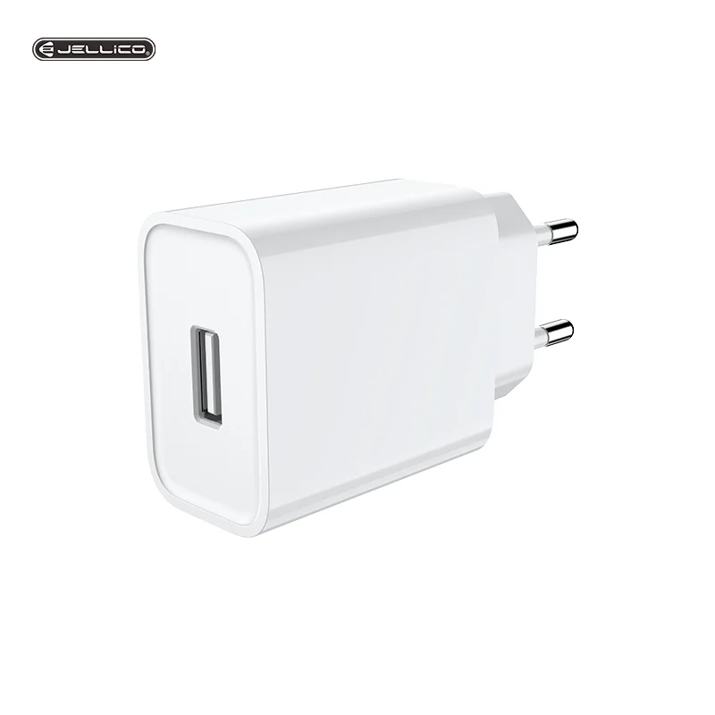 

Wholesale High Quality Wall Charger 2.1A Max Output Single Port Fast Charging Smart Charger USB Mobile Phone Charger, White