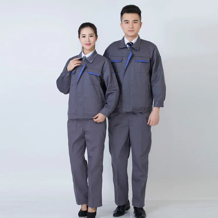 

OEM Wholesale clothing factory wear labor coverall custom workwear uniform for men women work clothes, Blue