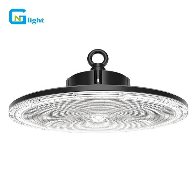 

UL HPS 1000W Tempered Glass sosen driver 100w 150w 200W 240w 120v Commercial UFO High Bay LED Factory Lights with dimmable 0-10v
