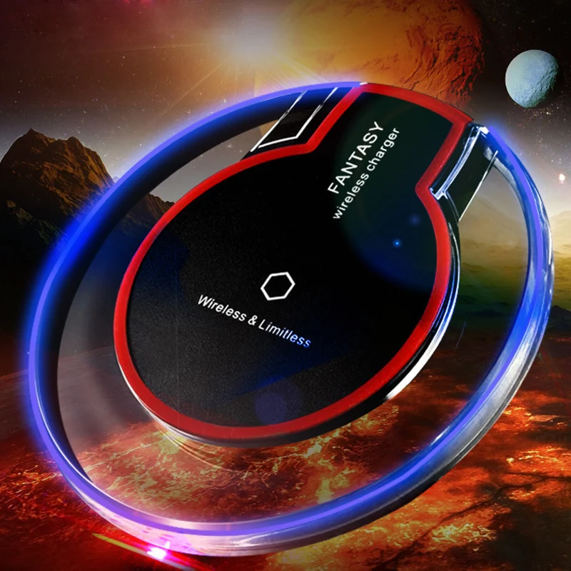 

Top selling products in alibaba Qi Wireless Charger Plate Universal Fantasy for Samsung for iPhone Portable Mobile Phone Charger