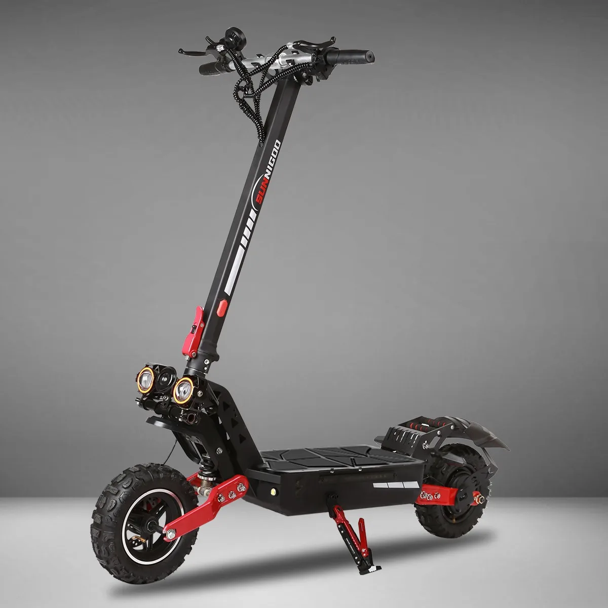 OEM Customized 11 Inch Fat Tire Electric Scooter Powerful 6000W Adult Scooter with 60V 38Ah Battery 80km Long Range Model ESX8