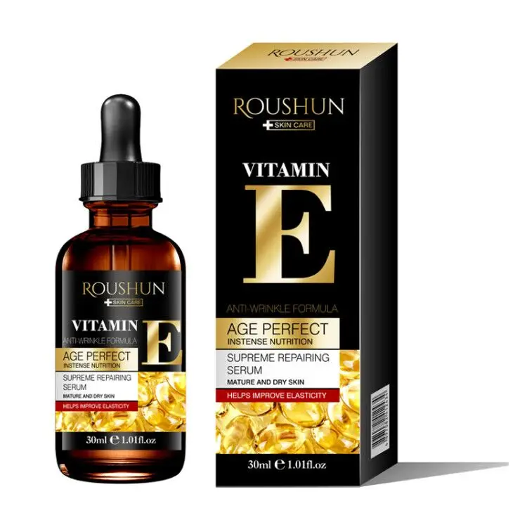 

ROUSHUN Vitamin E Serum Repairing Serum professional Moisturizing Whitening Facial Serum