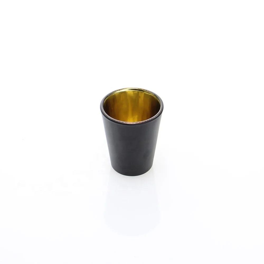 

wholesale matte black frosted colored 60ml mexican tequila glass shot glasses set