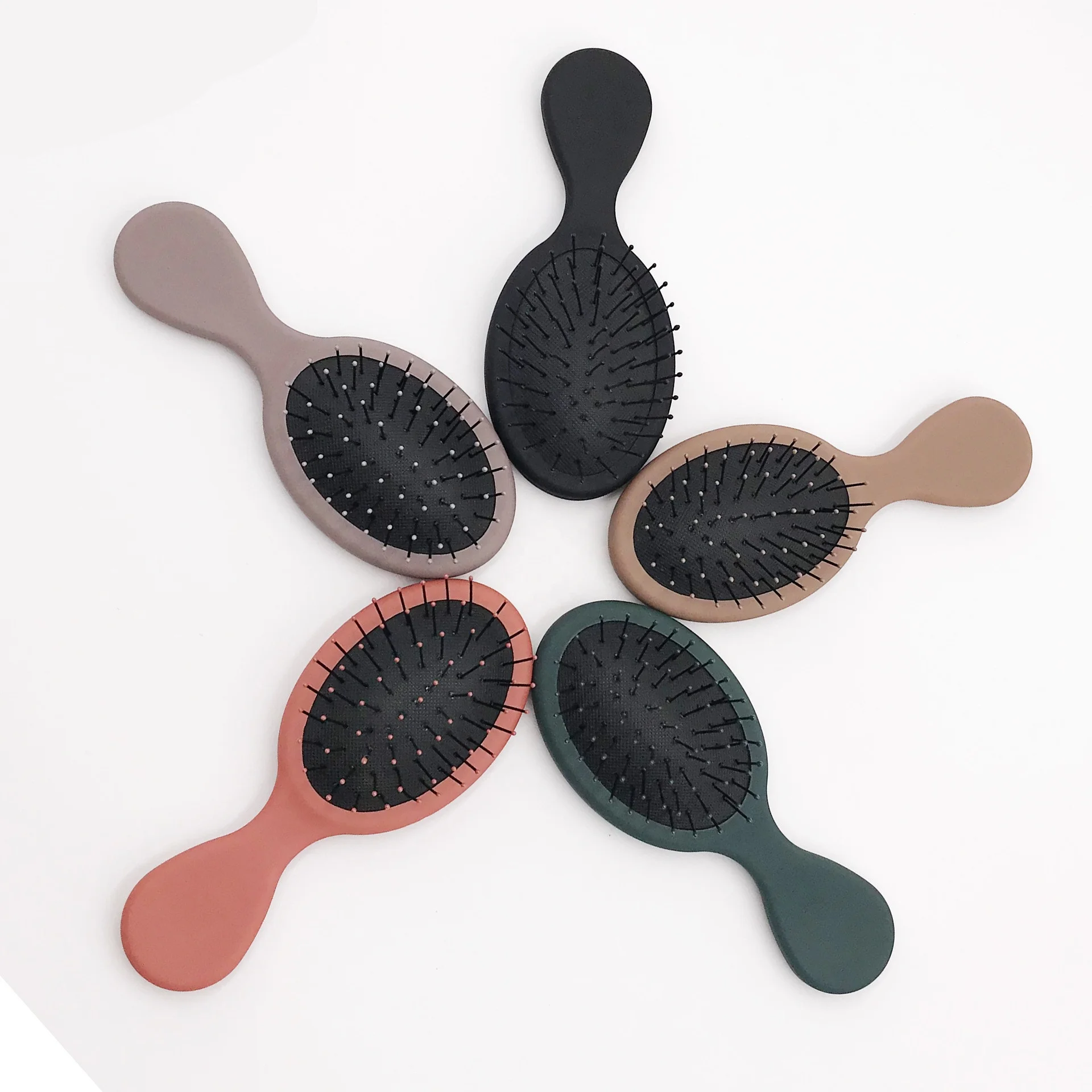

Private Label Amazon Hot Sell Hair Brush Multi-Color Wet Detangling Hair Brushes For Brazilian Human Hair Detangler Hairbrush