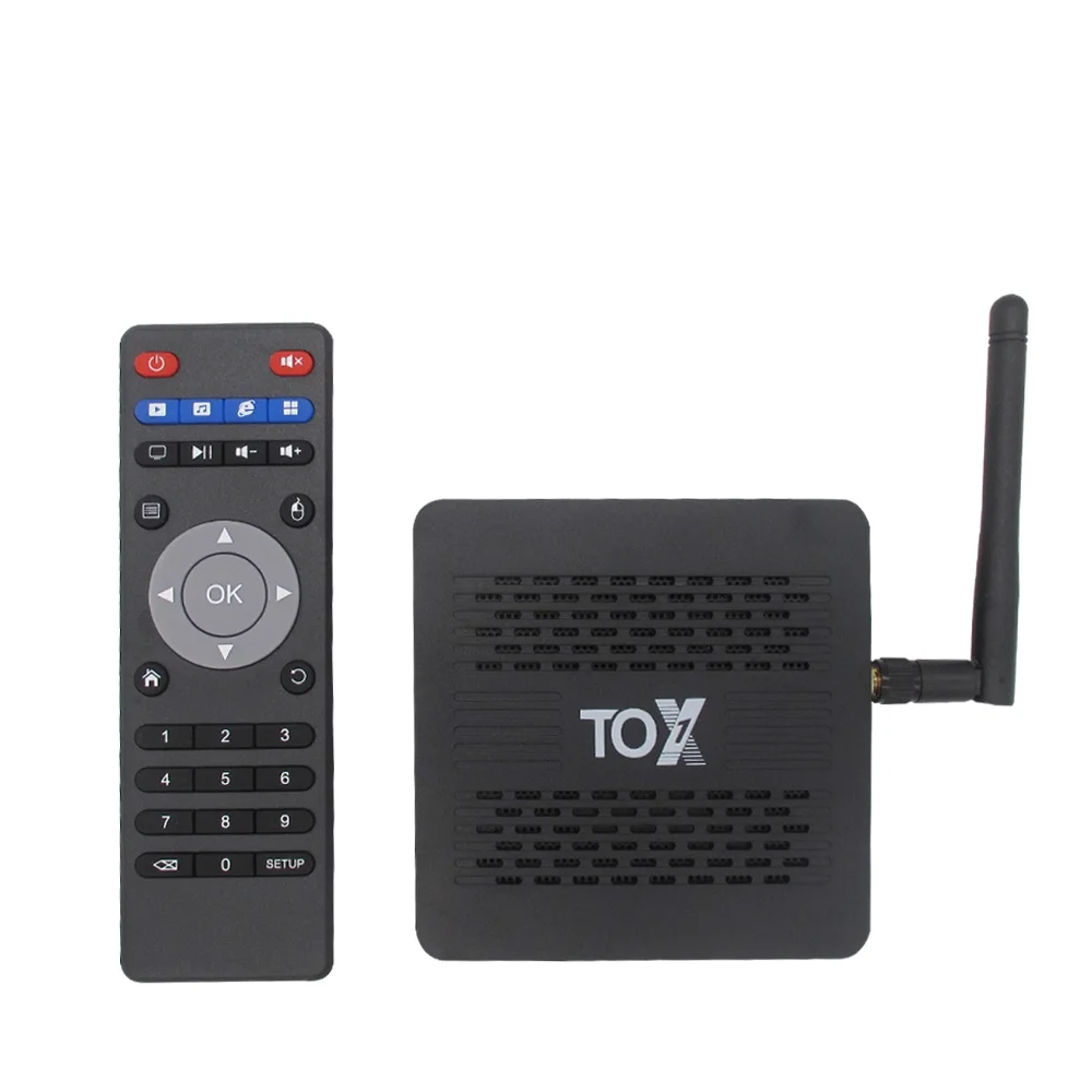 

TOX1 Android TvBox 9Smart Tv box 4GB 32GB Amlogic S905X3 Dual Wifi 1000M 4K Media Player Support Audio