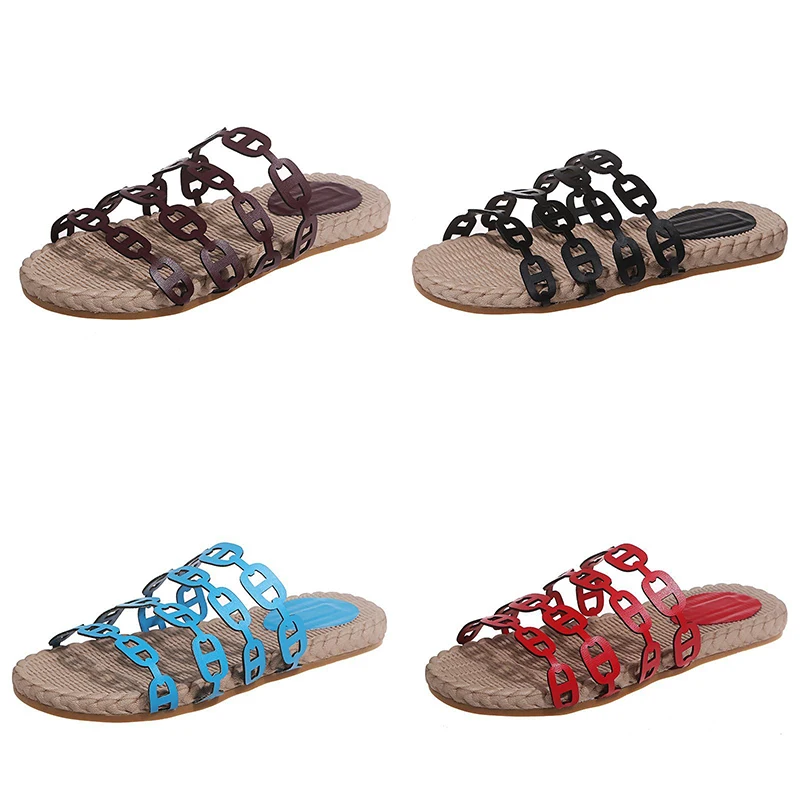 

2021 new design fashion summer casual flat sandals womans sandles shoes sandal women's sandals