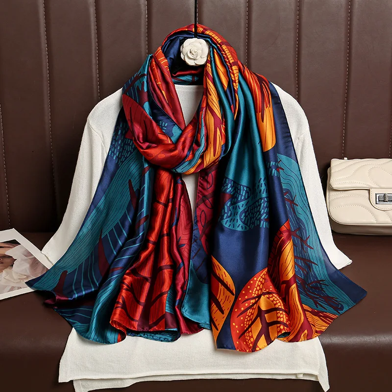 Soft Silk Satin Scarf Beach or Everyday Wear