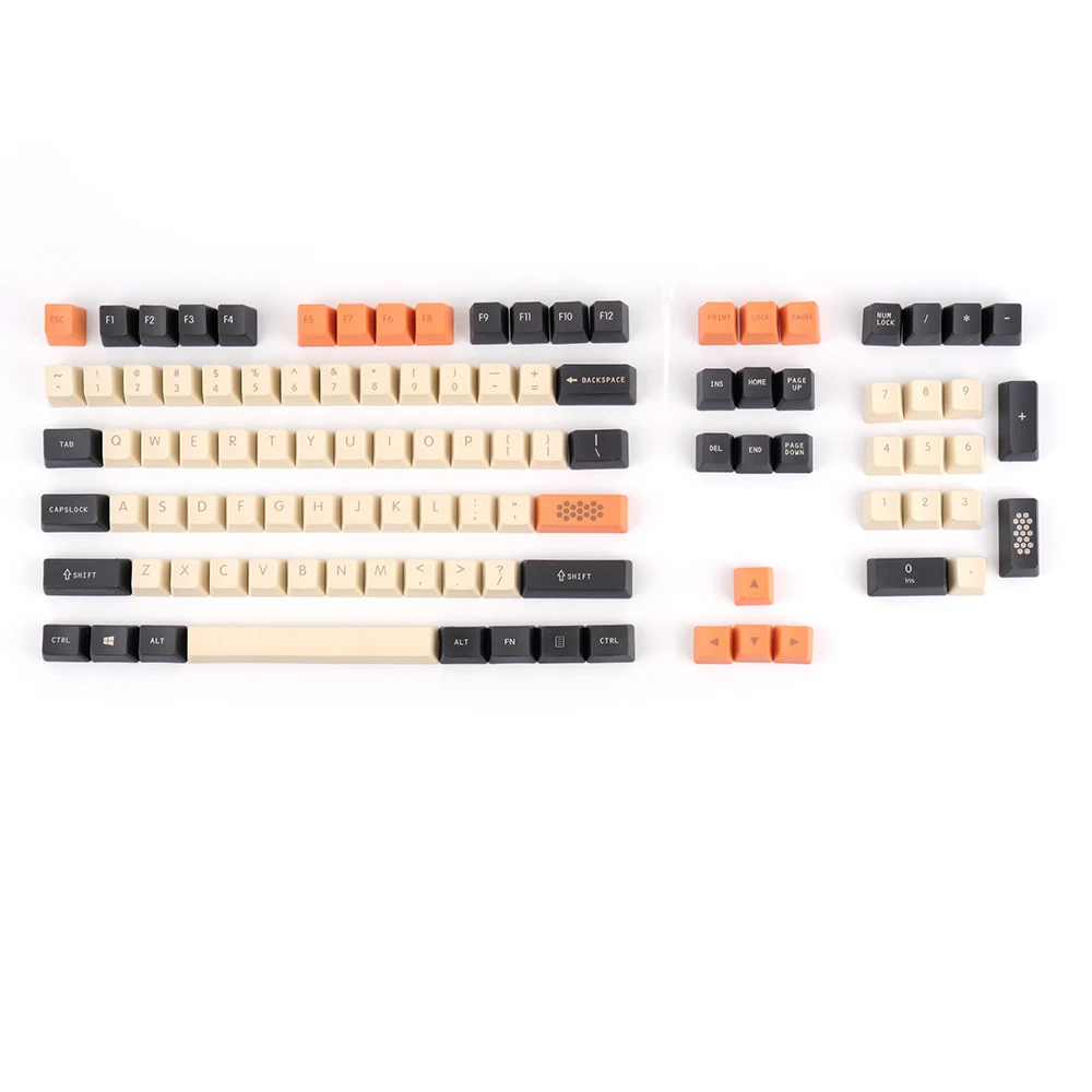 

Carbon Keycaps PBT Keyboard Mechanical Keycaps 104 set dye sub Keycaps Oem, Carbon style