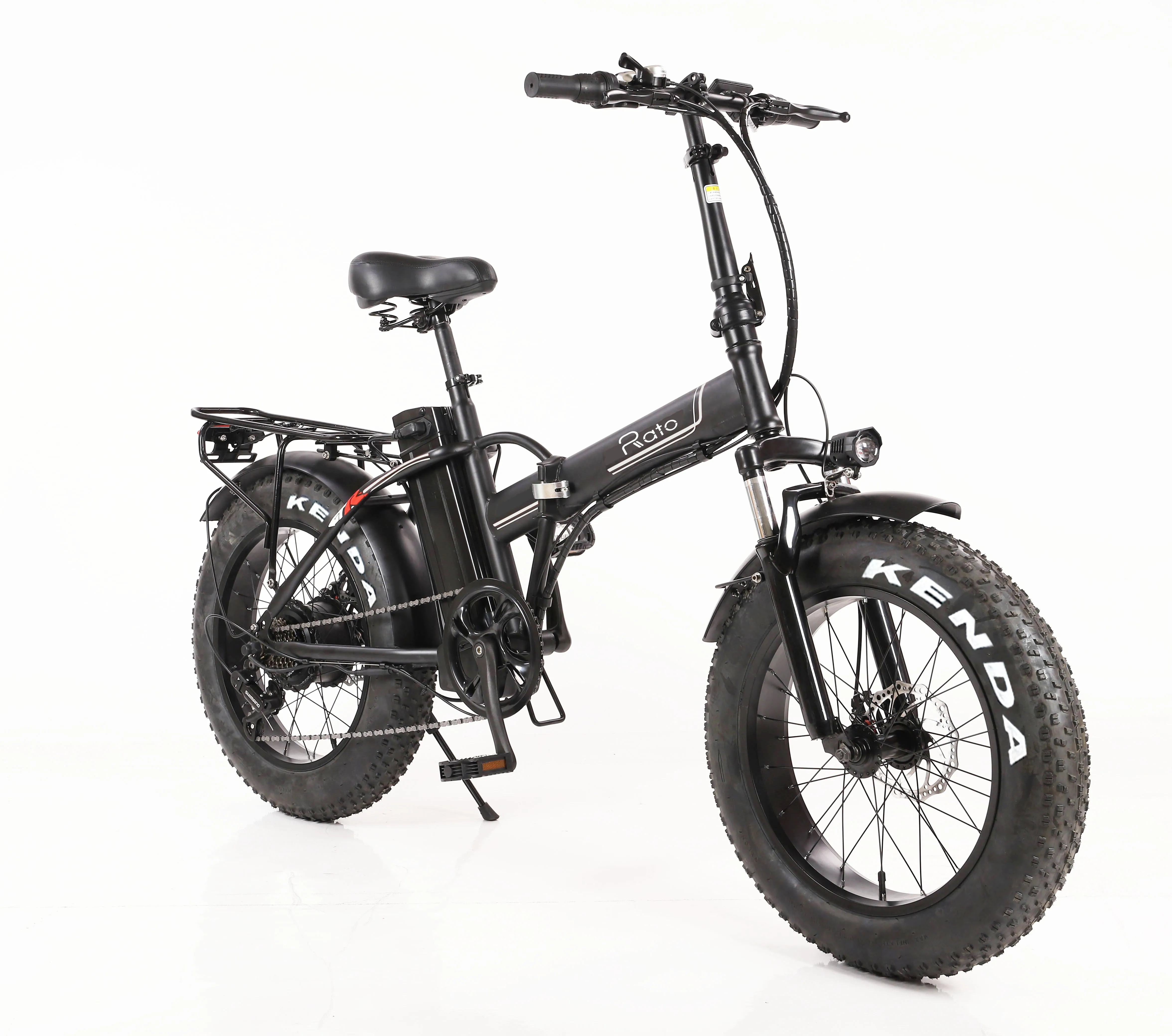 

single Super speed 50 KM/H snow 20 inch 48 V 20 ah portable folding foldable fat tire folding electric bike 500w, Black