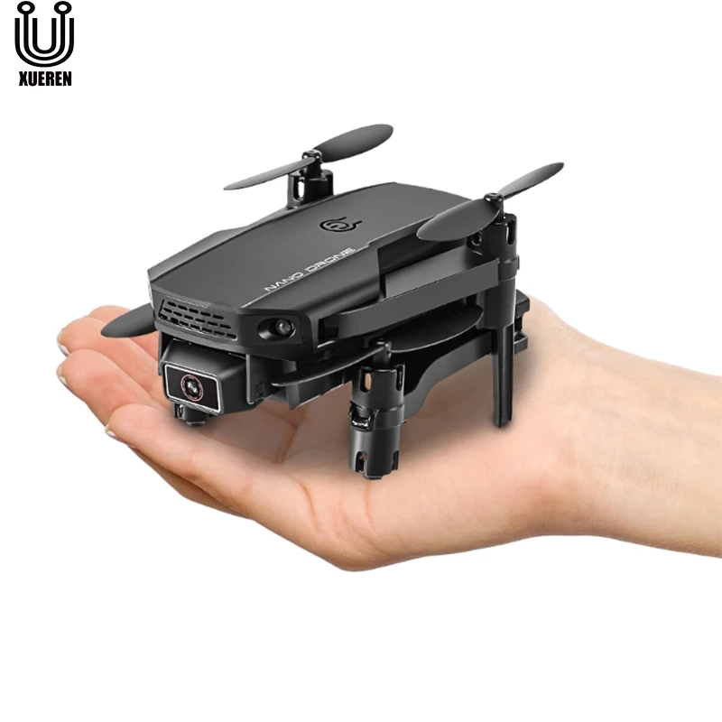

Xueren KF611 Pocket Drone 4K/1080P HD Wide Angle Camera WiFi Dual Camera Mini Foldable Quadcopter For Christmas Gift, Black white