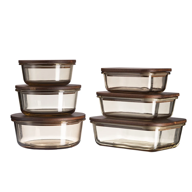 

Fashion design eco friendly borosilicate glass containers wholesale