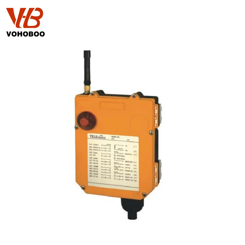 

24v 36v 48v 110v 220v 380v 440v crane universal concrete pump truck wireless radio remote radio control f24-8d, Orange