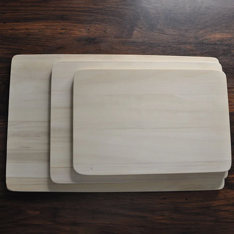 

Eco-Friendly Kitchen Wood Cutting Board for Meat and Chopping Vegetables Blocks, Nature