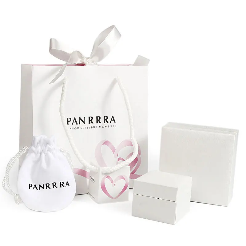 

Pendant Necklace Bracelet Jewelry Maintenance Silver Cloth Box Flannelette Bag Handbag Jewelry Packaging Box, White color