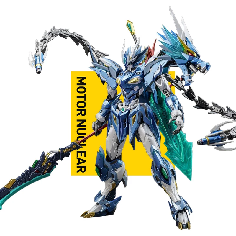 

Free Shipping! New Motor Nuclear MN-Q03 Blue Dragon 1/72 Metal Build Action Figure in stock