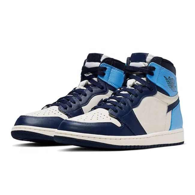 

1 Retro high obsidian UNC men women sneakers fashion casual sports shoes basketball shoes Aj 1 -xmdylan