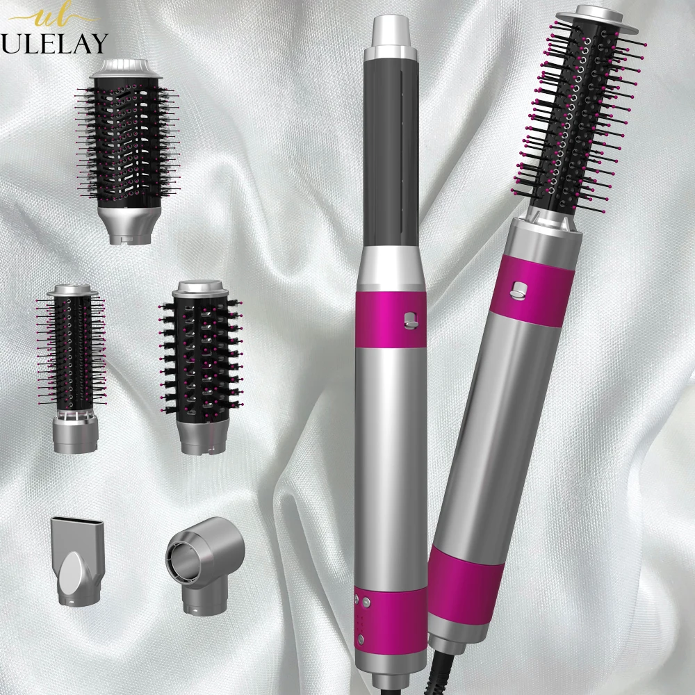 Image of High Speed BLDC Hot Selling Professional Fast Hair Beauty Hair dryer Hot air brush Electric 5 IN 1 Blow dryers Brush