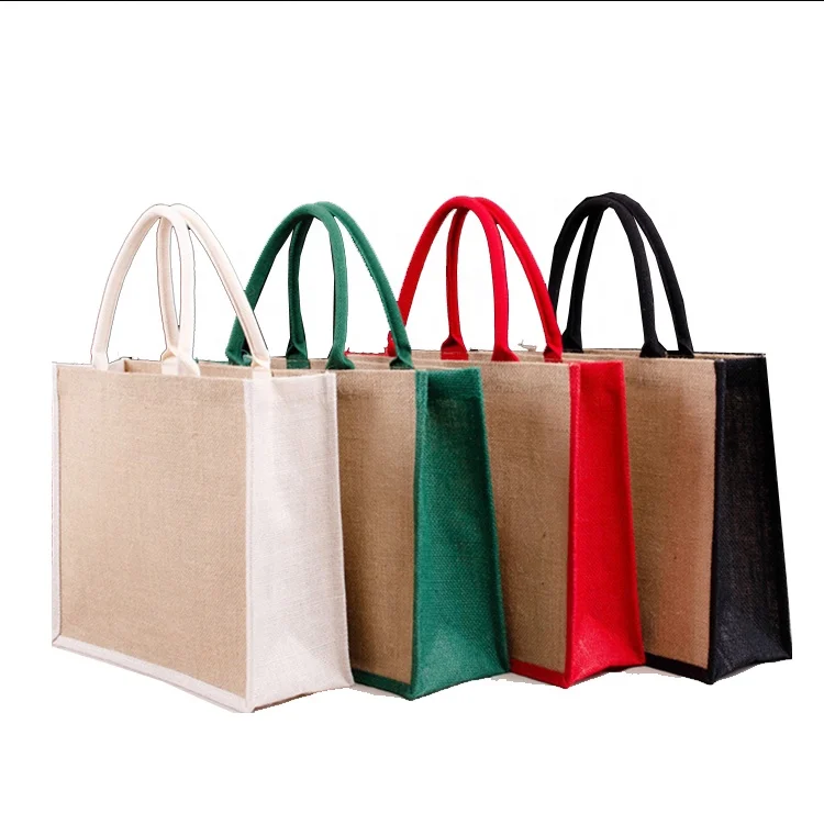 

KAIFEI 2021 New Fashion Beach Bag Jute hand Bag tote bag for Travel