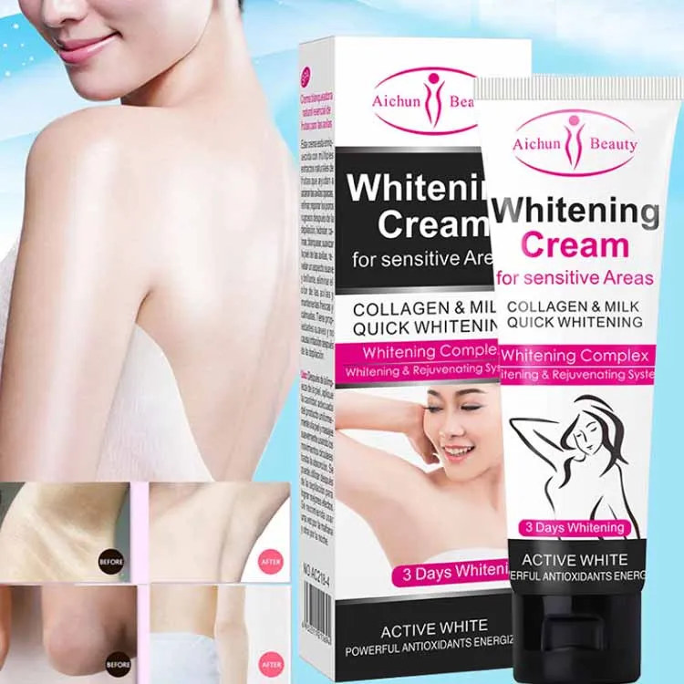 

Aichun Wholesale 3 Days Effectively Collagen Milk Quick Body Vagina Under Arm Armpit Sensitive Areas Skin Care Whitening Cream
