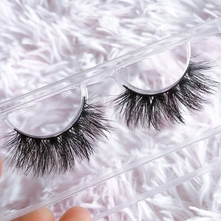 

Full Strip Lashes 15 18 20 Mm Eyelash With Private Custom Packaging Lashes 3d Mink Eyelashes, Black color