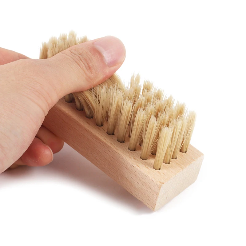 

Customized Logo Cleaning Wooden Shoe Brush Multi-use Eco-Friendly Wooden Shoe Clean Brush, 4colors