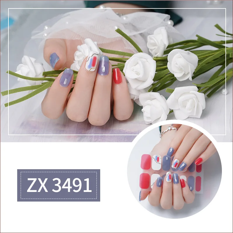 

3d nail polish sticker gold stamping lv nail stickers for teens, Colorful