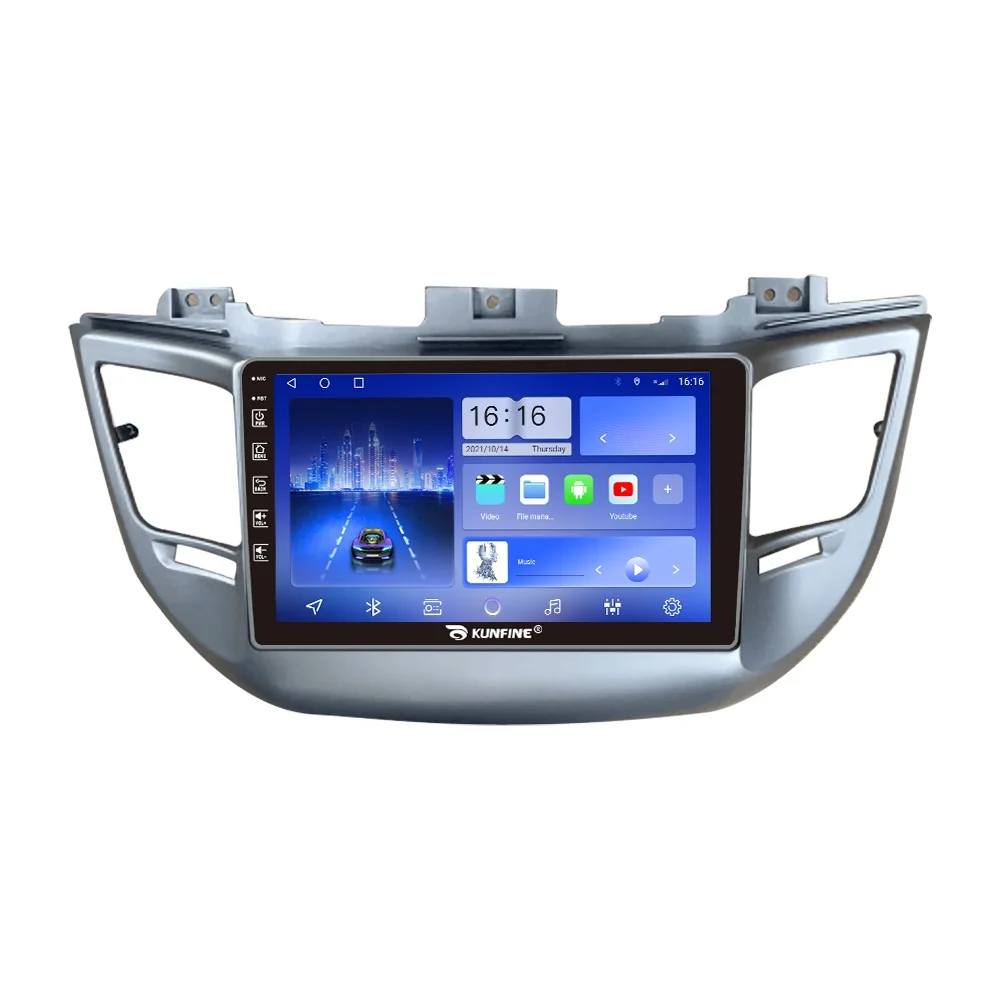 

For HYUNDAI TUCSON 2015-2021 RHD 10.33 inch QLED Screen Headunit Device Double 2 Din Car Stereo GPS Navigation Android Car Radio