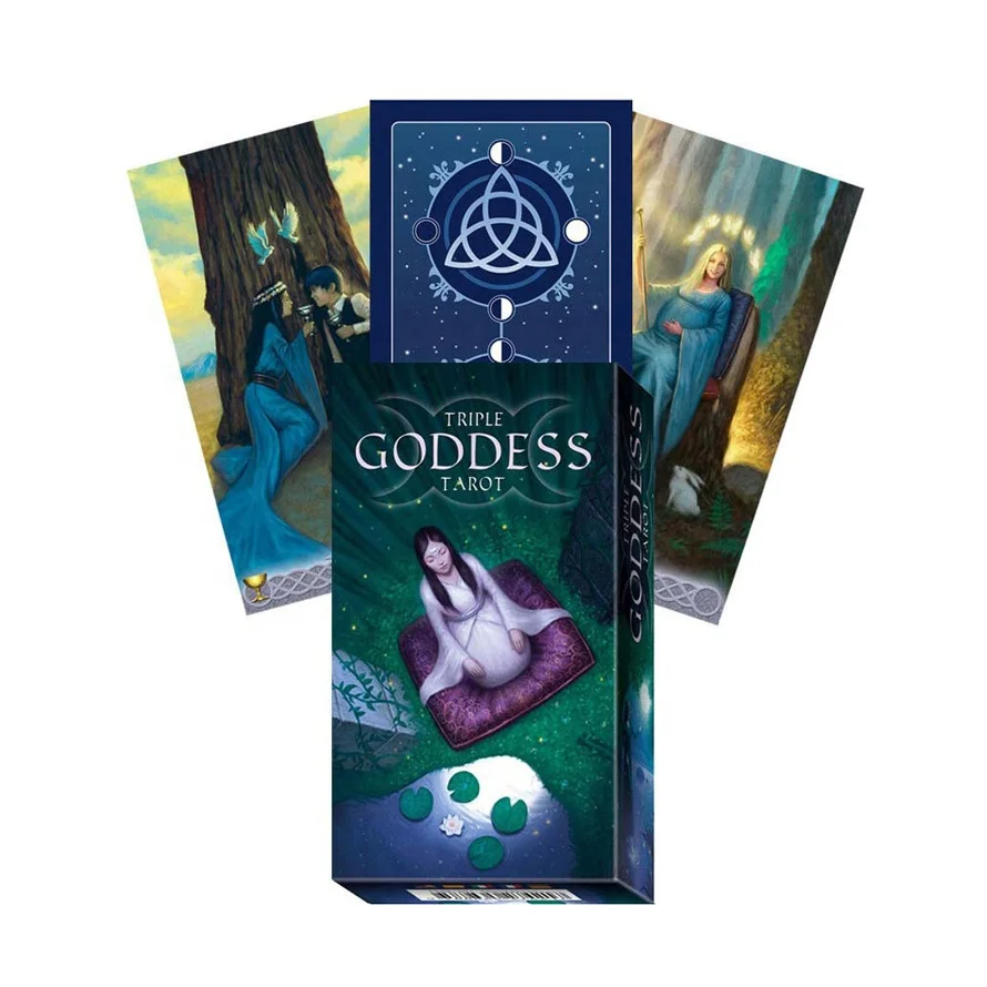 

Triple Goddess Tarot cards deck board game divination tarot cards