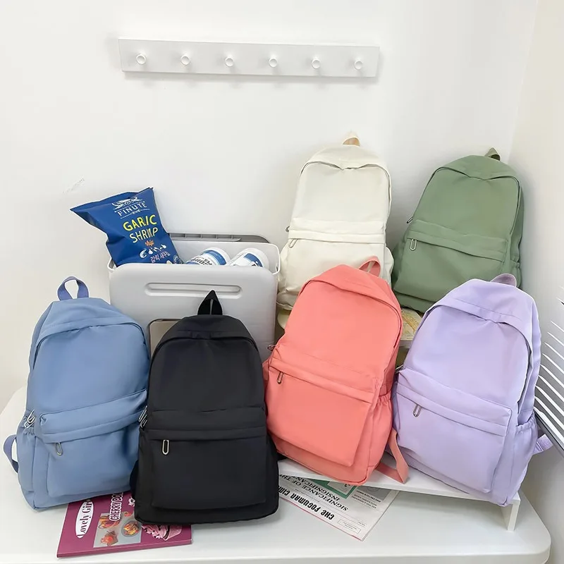 

low price large capacity school bag travel bags girl boy bookbags high teenager student backpack schoolbags