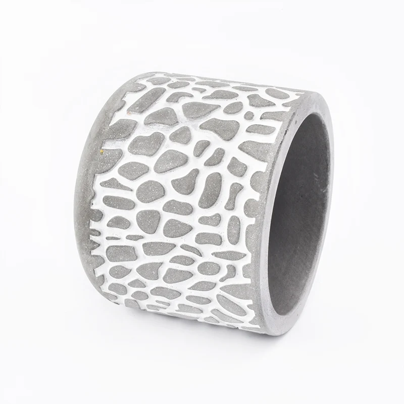 Classic Grey Concrete Candle Holder Home Decoration Pieces