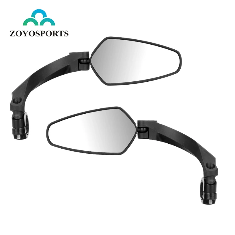 

ZOYOSPORTS Mountain road bike rotatable rearview mirror outdoor riding equipment high quality Bike Mirror, Black