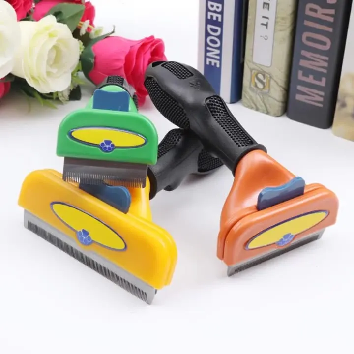 

Pet Cross-border Specializes Amazon Dog Brush Pet Comb Self Cleaning Brush Cleaning Dog Comb