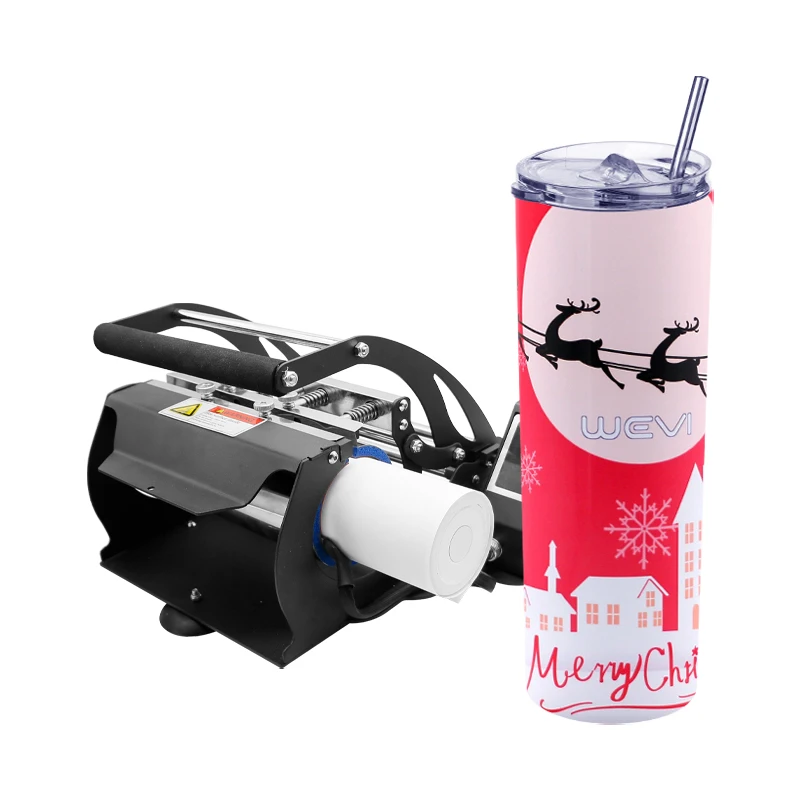 

WeVi Heat Press Machine insulated straight sublimation blanks 20 oz skinny tumblers with straw, Customized color