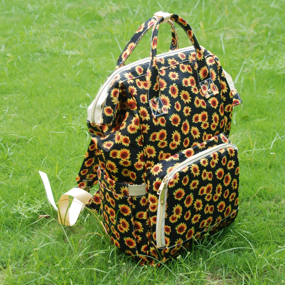 

Wholesale LeopardStrip Sunflower Leopard Bullskul Alpaca Plaid Check AZTEC Multifunctional Backpack Diaper Bag DOM1061276