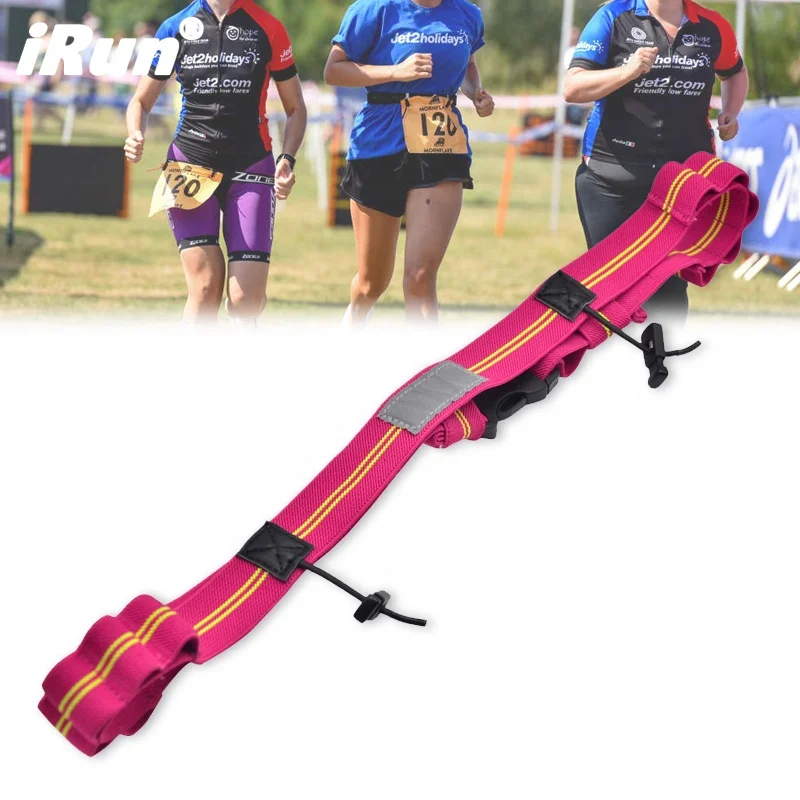 

[2] iRun Customized Marathon Race Number Belt for Competition Running Belt