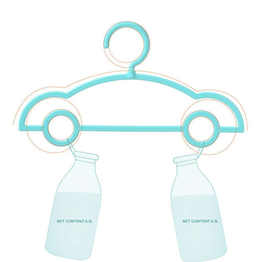 

Cute Car Shape Colors Plastic Baby Recycle Clothes Hanger, Customized